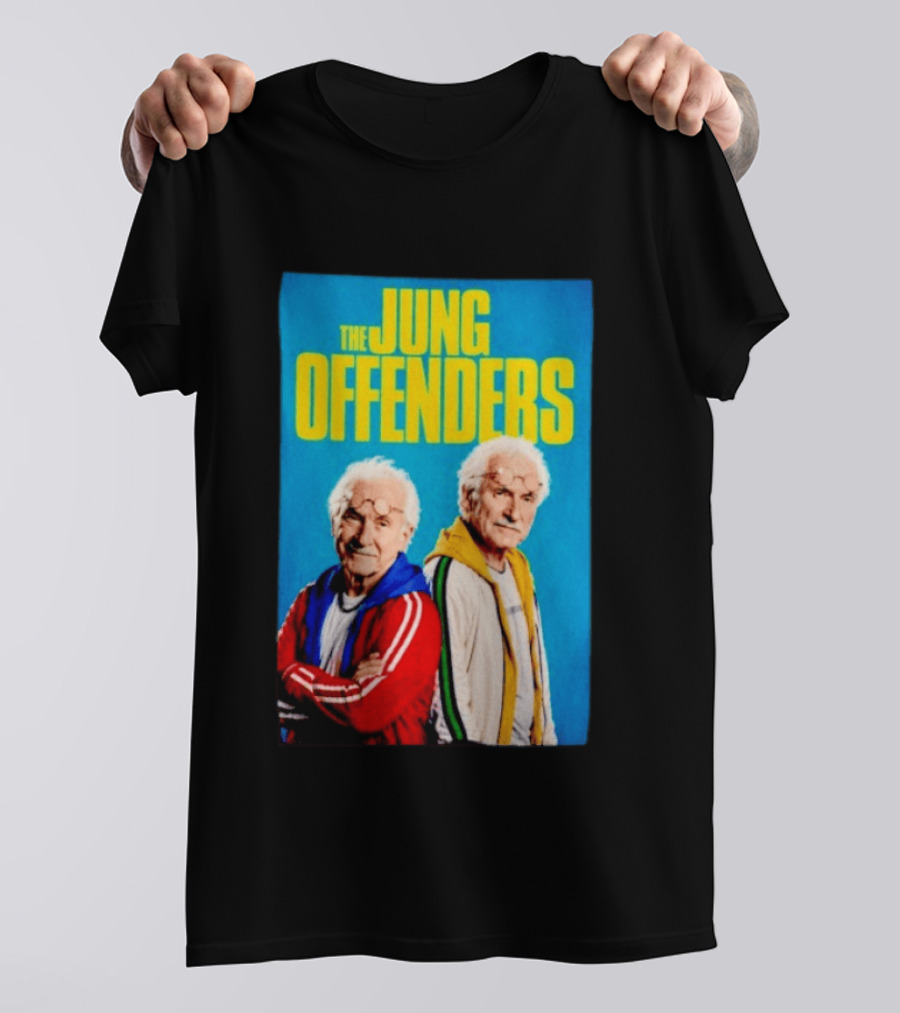 The Jung Offenders Comedy Duo Vintage Look T-Shirt