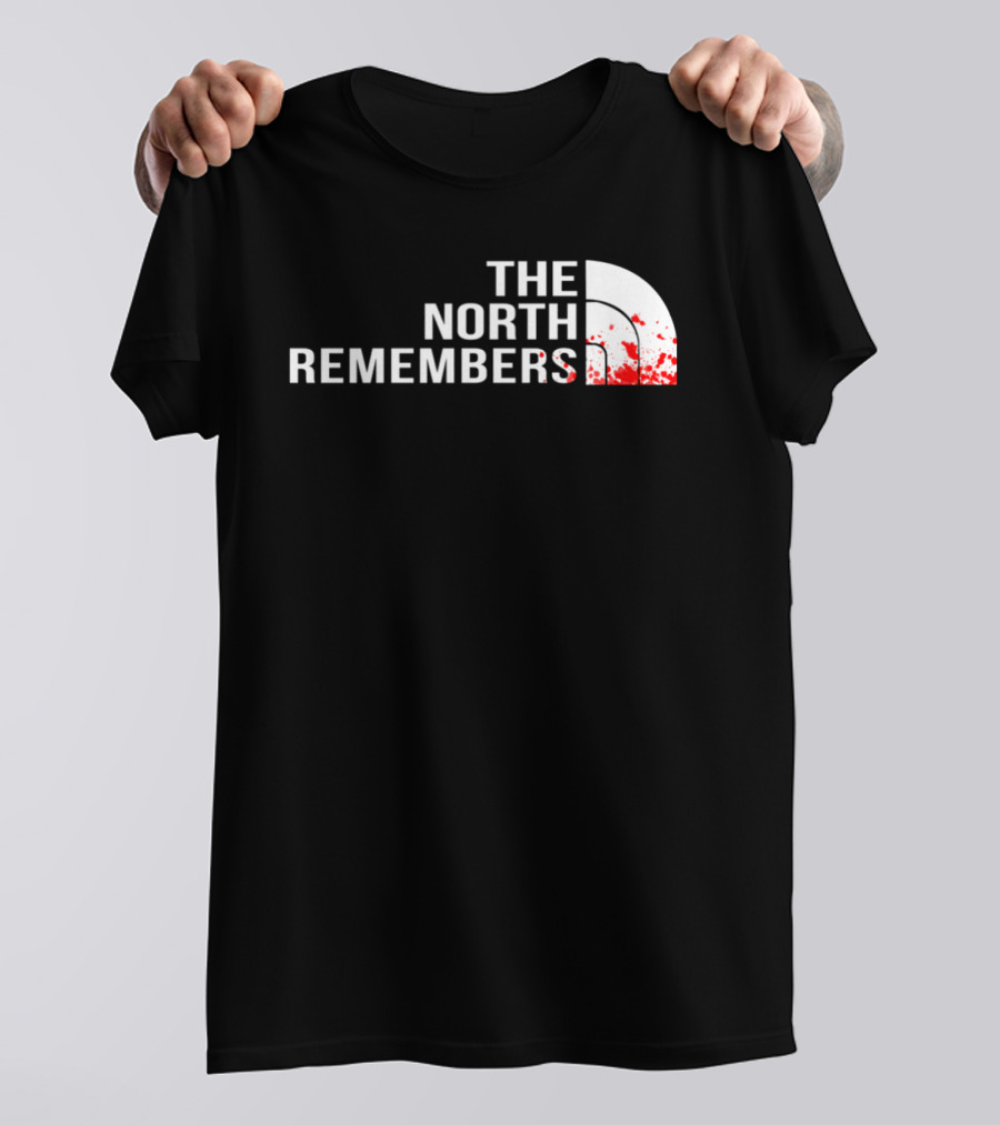 The North Remembers GOT Blood Splatter T-Shirt