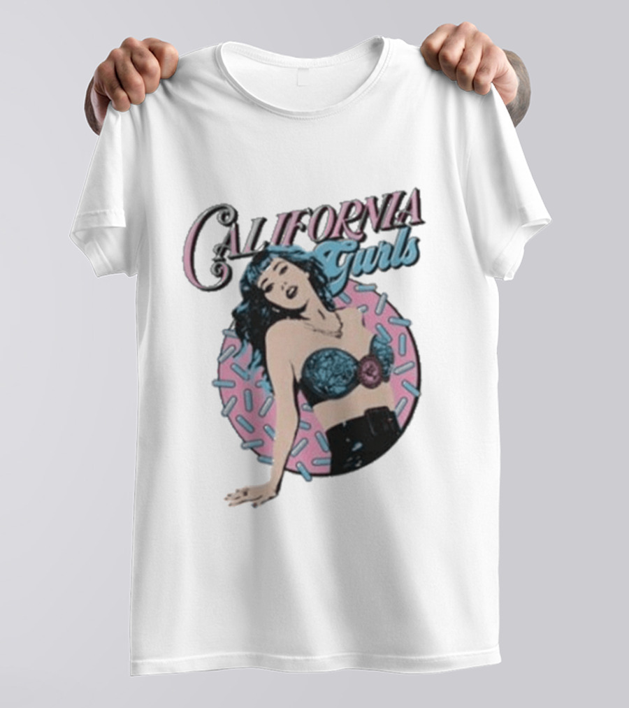 Katy Perry California Gurls Retro Pin Up T-Shirt