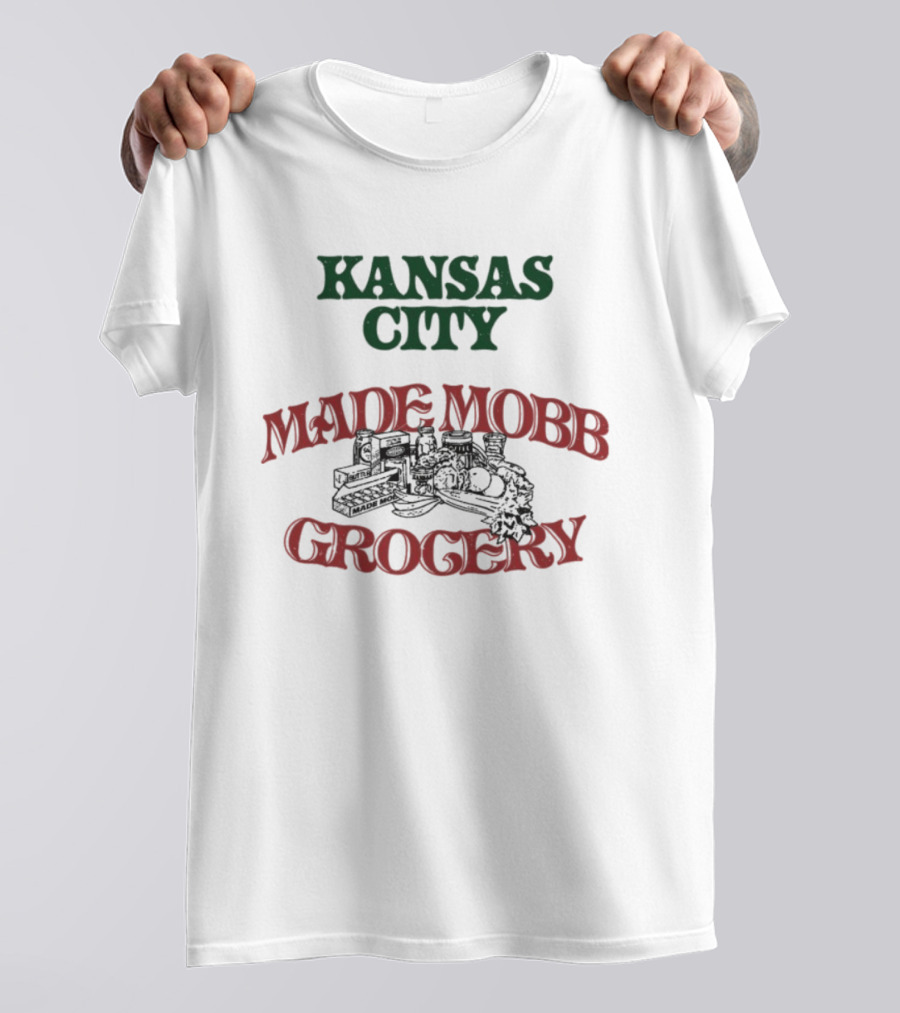 Kansas City Made Mobb Grocery 221 SW Blvd T-Shirt