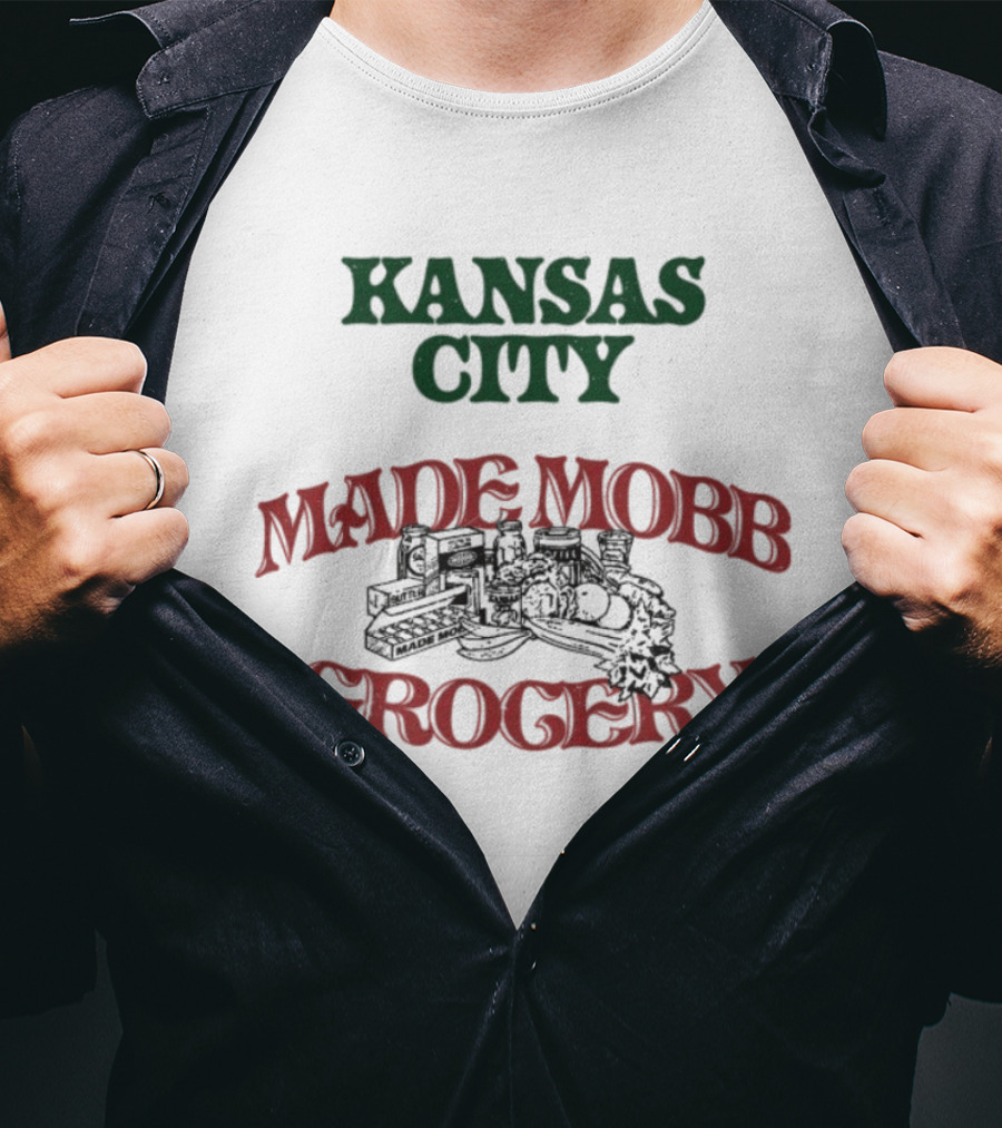 Kansas City Made Mobb Grocery 221 SW Blvd T-Shirt
