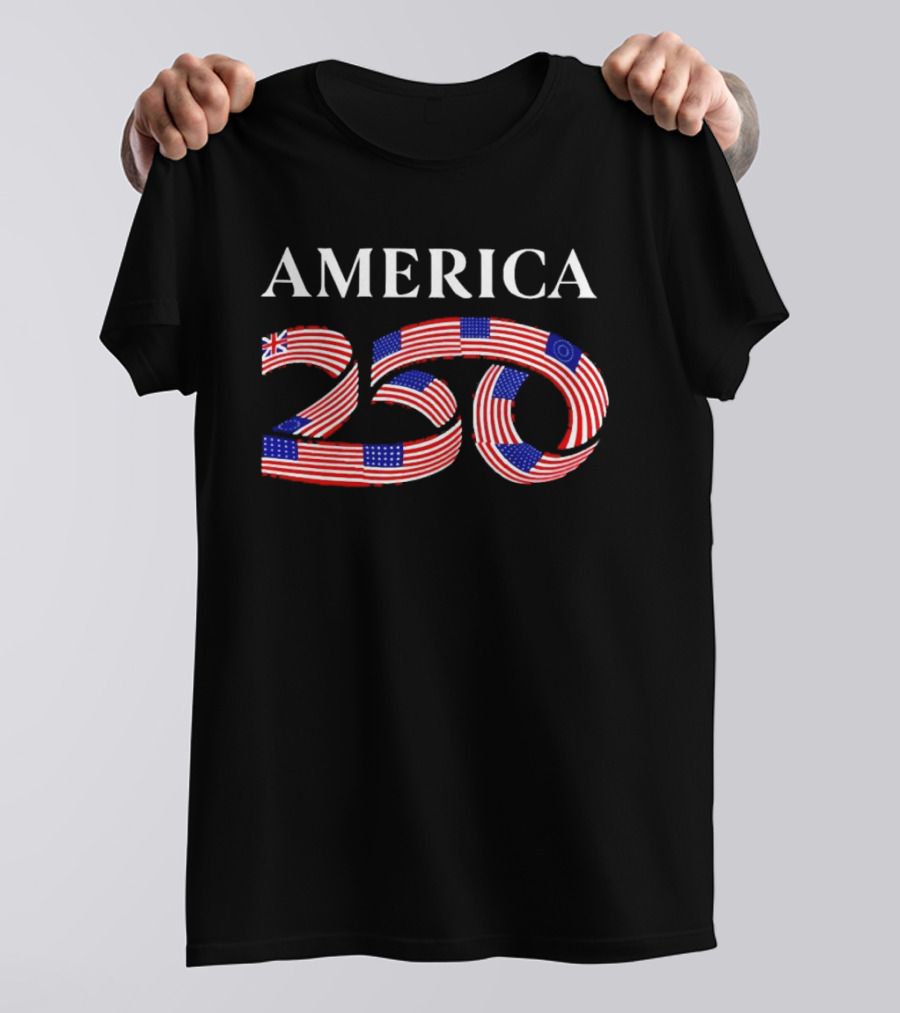 AMERICA 250 Anniversary Limited Time Offer USA Flags T-Shirt