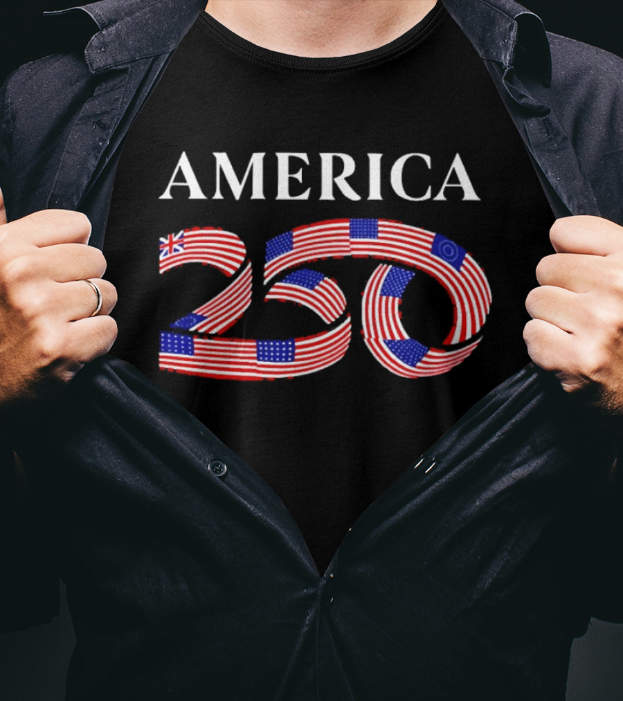 AMERICA 250 Anniversary Limited Time Offer USA Flags T-Shirt