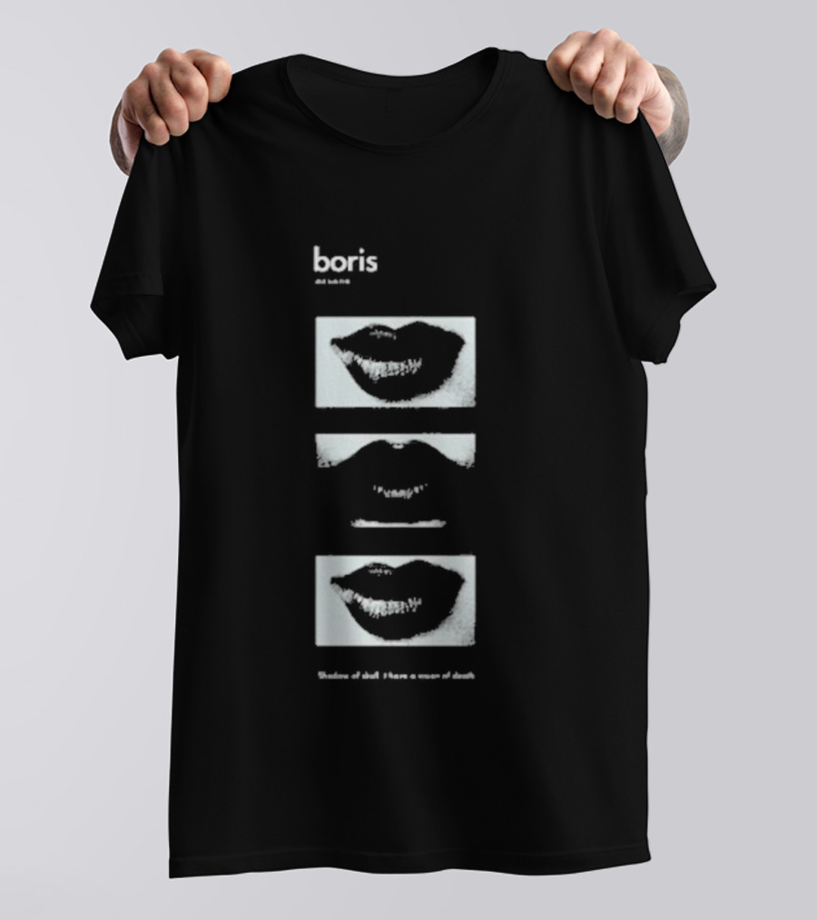 Boris Heavy Rocks Skull Shadow Phases T-Shirt