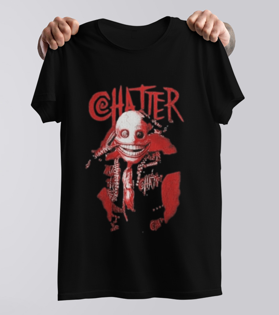 Chatter Panic Character With Distorted Smiling Face T-Shirt
