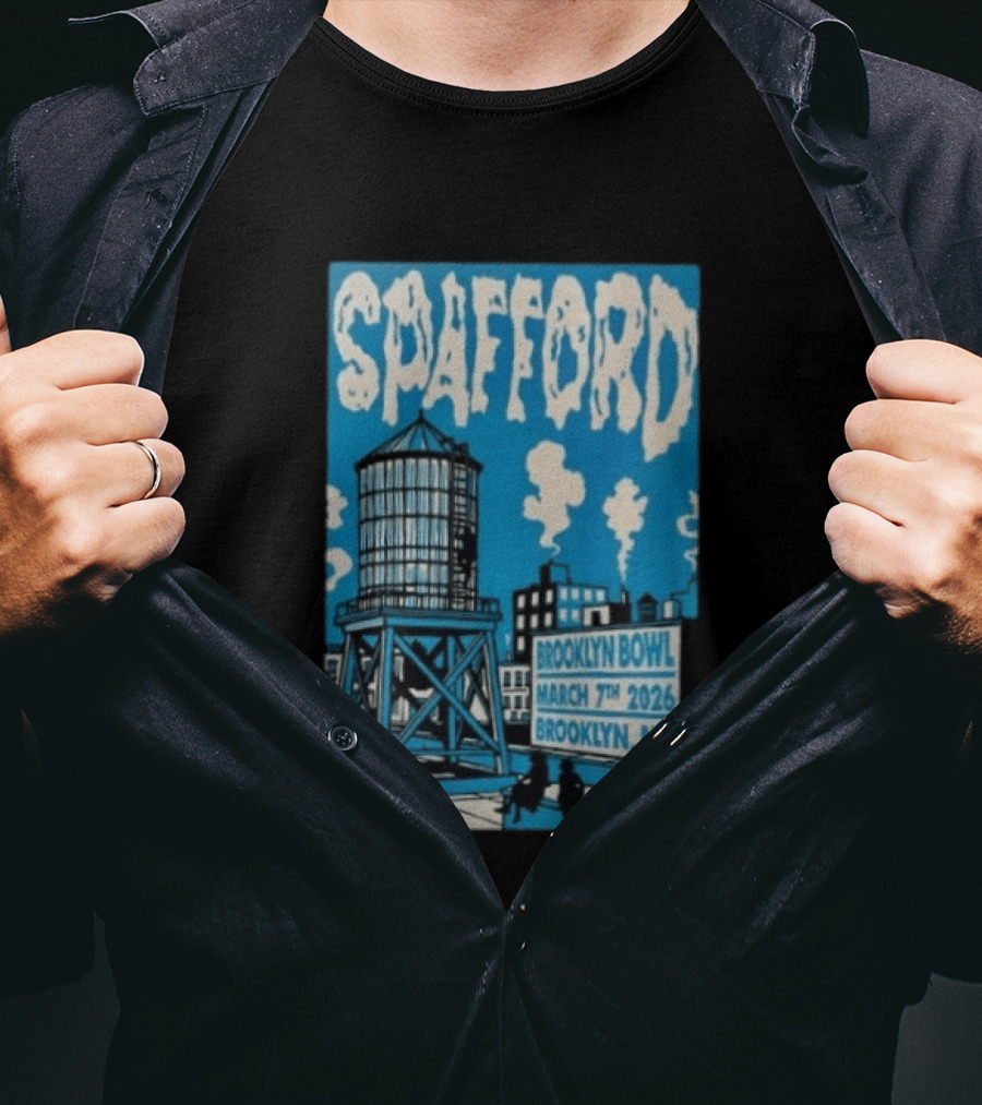 Spafford Brooklyn Bowl March 7th 2026 Brooklyn NY T-Shirt