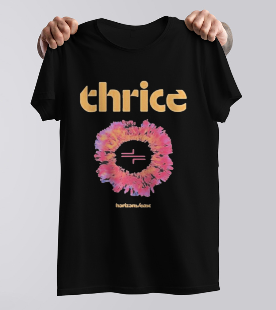 Thrice Horizons East Album Colorful T-Shirt