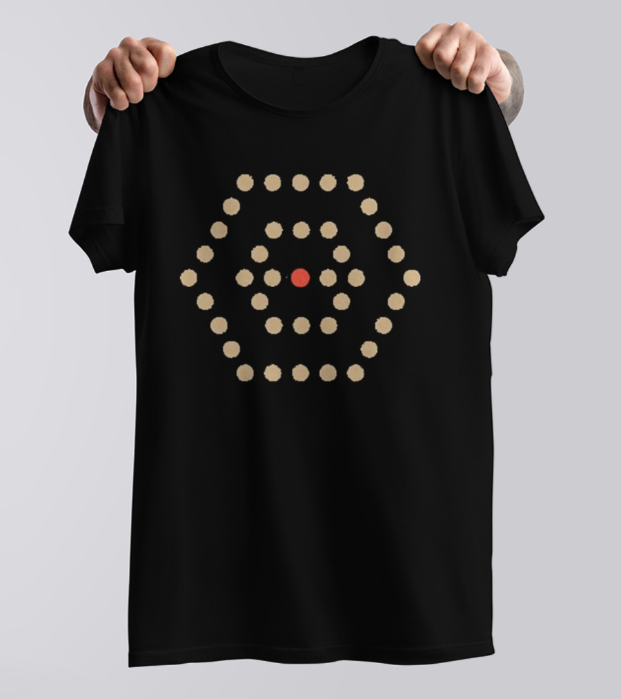 Palms Thrice Album Circular Pattern With Red Center T-Shirt