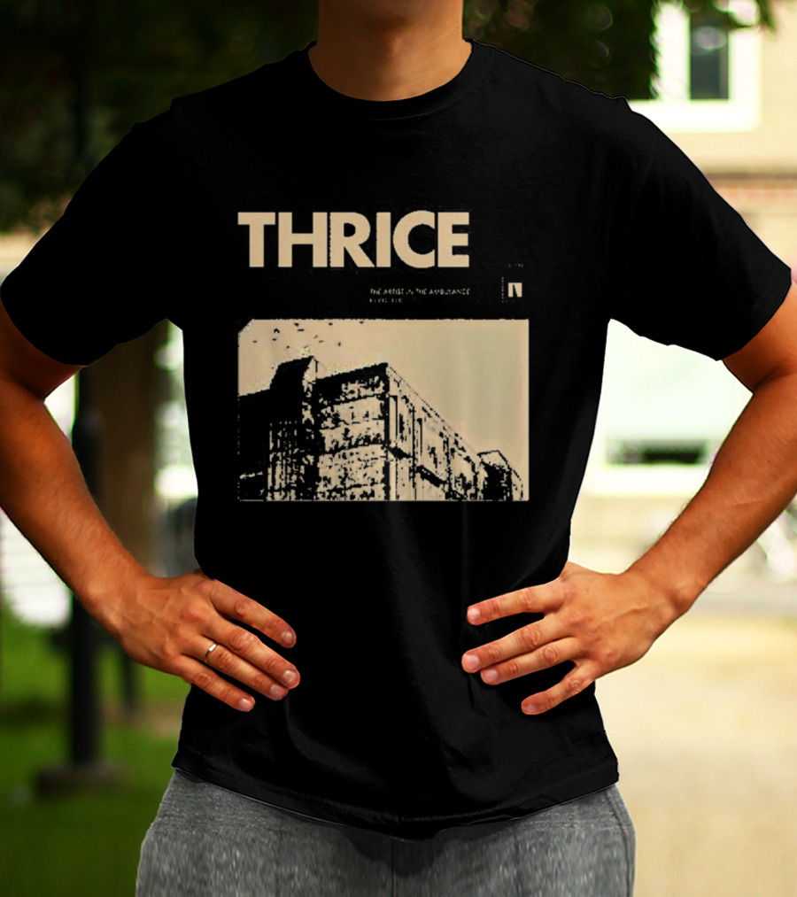 Thrice The Artist In The Ambulance Album Cover Art Building T-Shirt