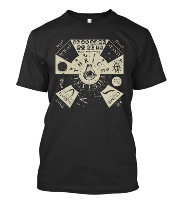 Thrice Vheissu Album Cover With Music Symbols And Mechanical Details T-Shirt