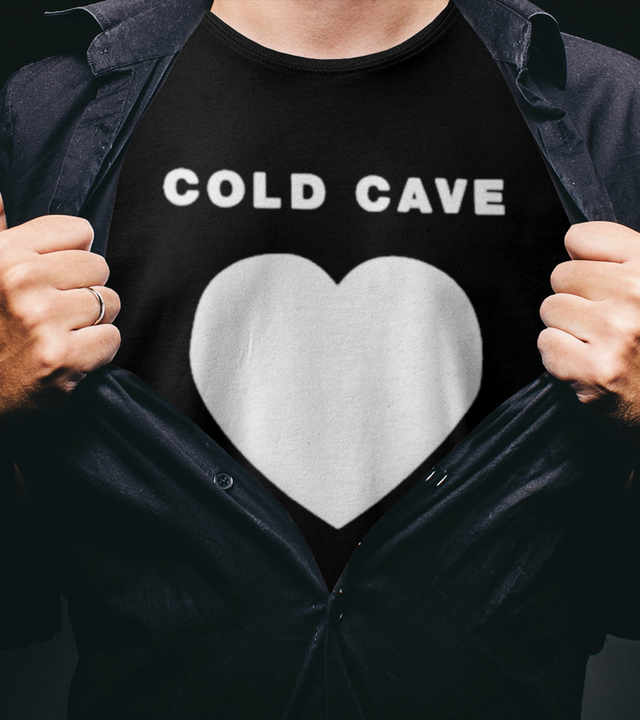 Heartworm Press Cold Cave White Heart T-Shirt