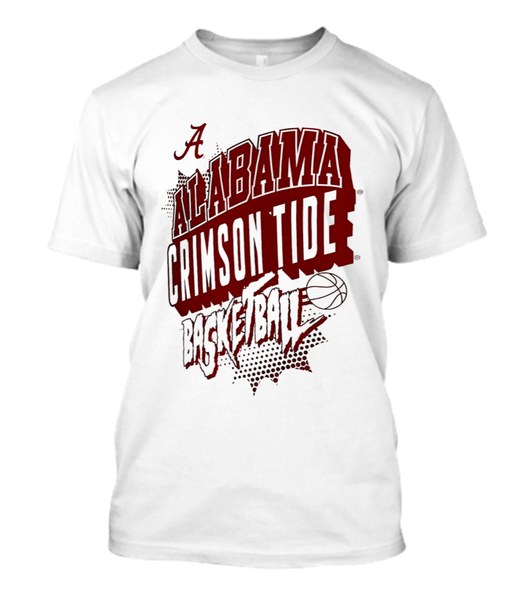 Alabama Crimson Tide Basketball NCAA Team Sports Fan T-Shirt