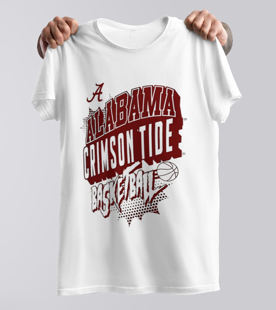 Alabama Crimson Tide Basketball NCAA Team Sports Fan T-Shirt