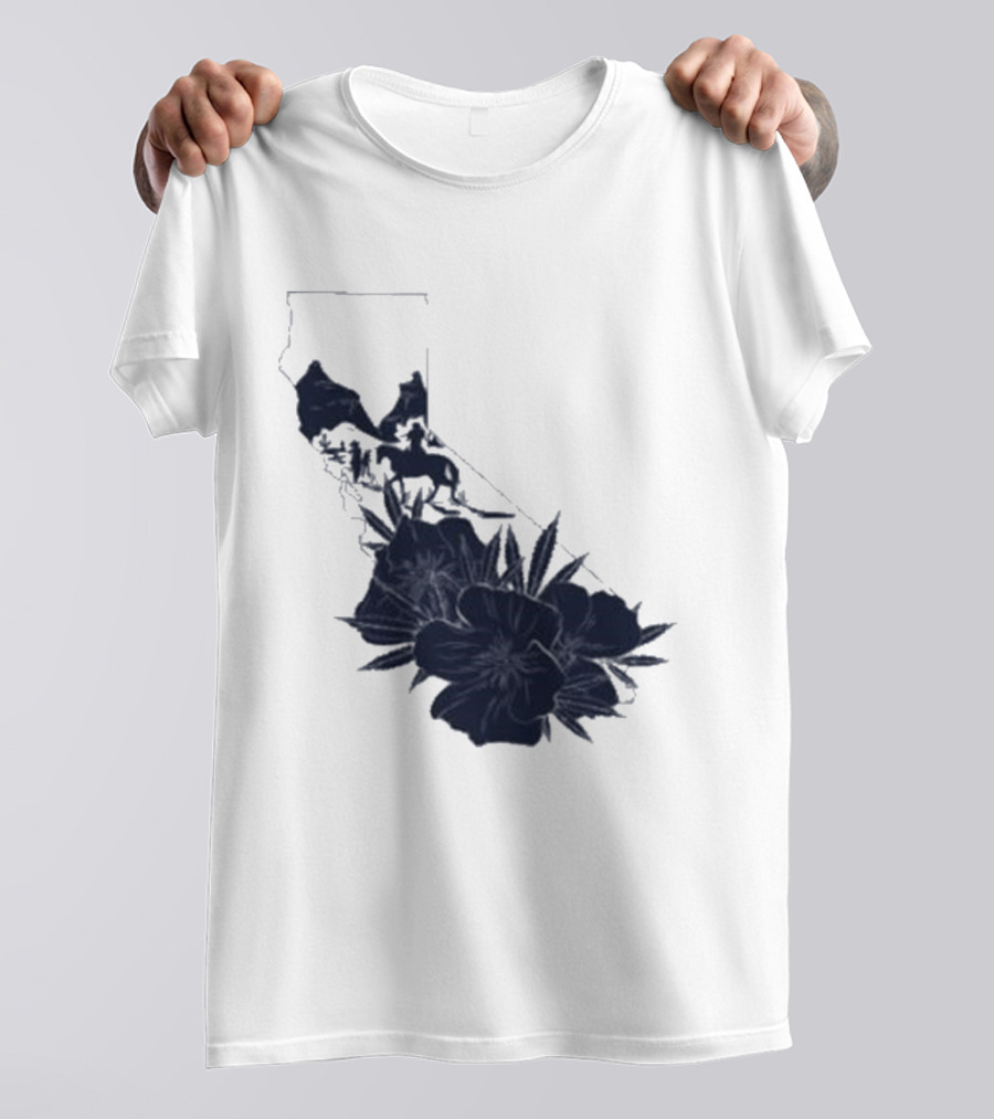 Crooks & Castles Califas California Script Floral T-Shirt