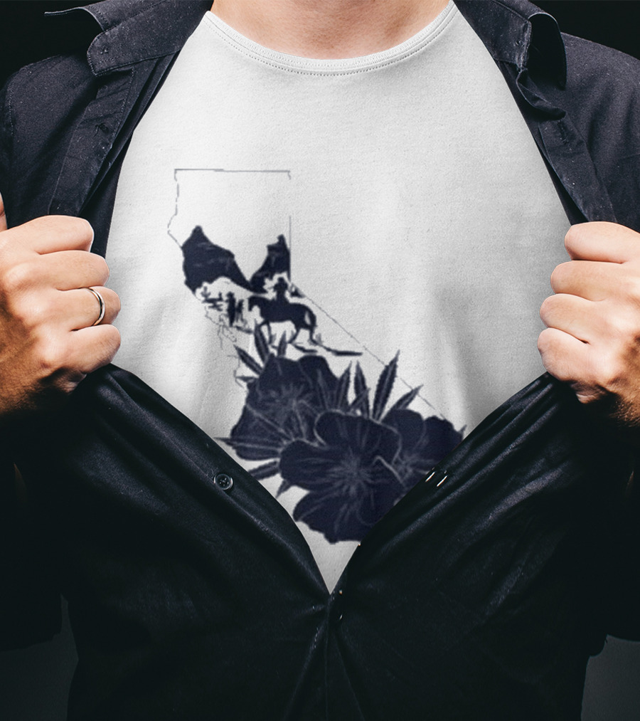 Crooks & Castles Califas California Script Floral T-Shirt