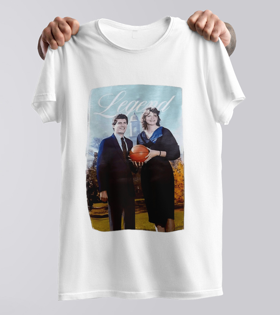 UConn Big East Legend Peggy Myers Basketball Custom T-Shirt