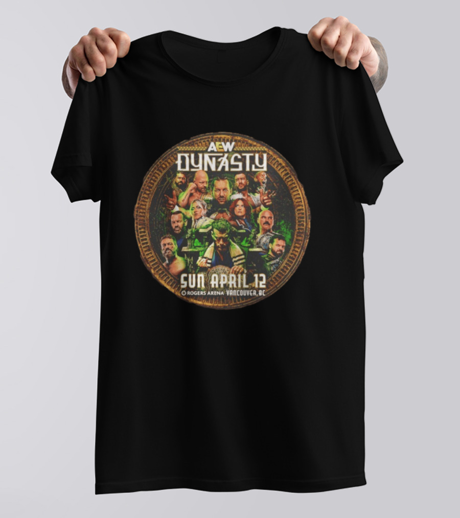 AEW Dynasty 2026 Rogers Arena Vancouver April 12 T-Shirt