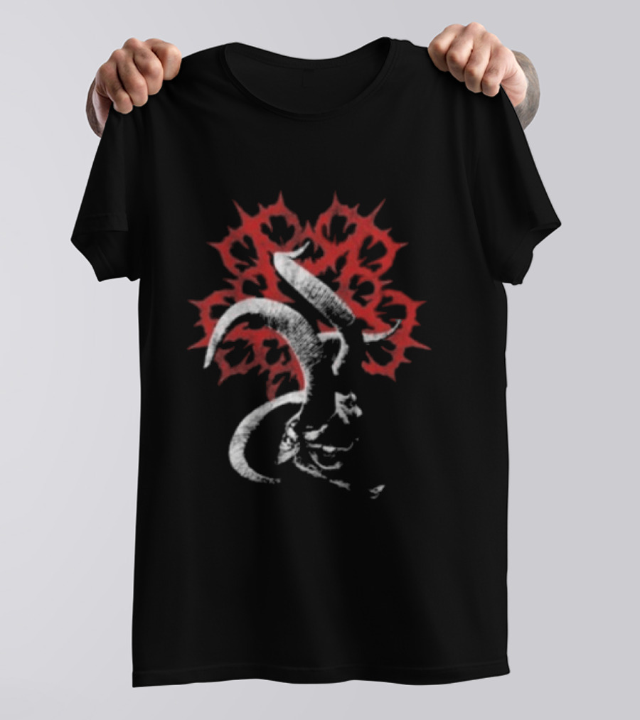 Black Veil Brides Goat Tour Spiky Red Halo T-Shirt