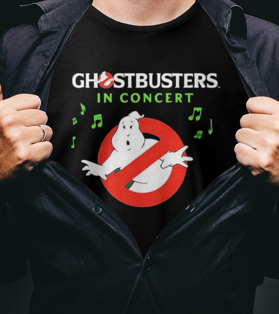Ghostbusters In Concert 2026 North America Schedule Dates Iconic Music Event T-Shirt