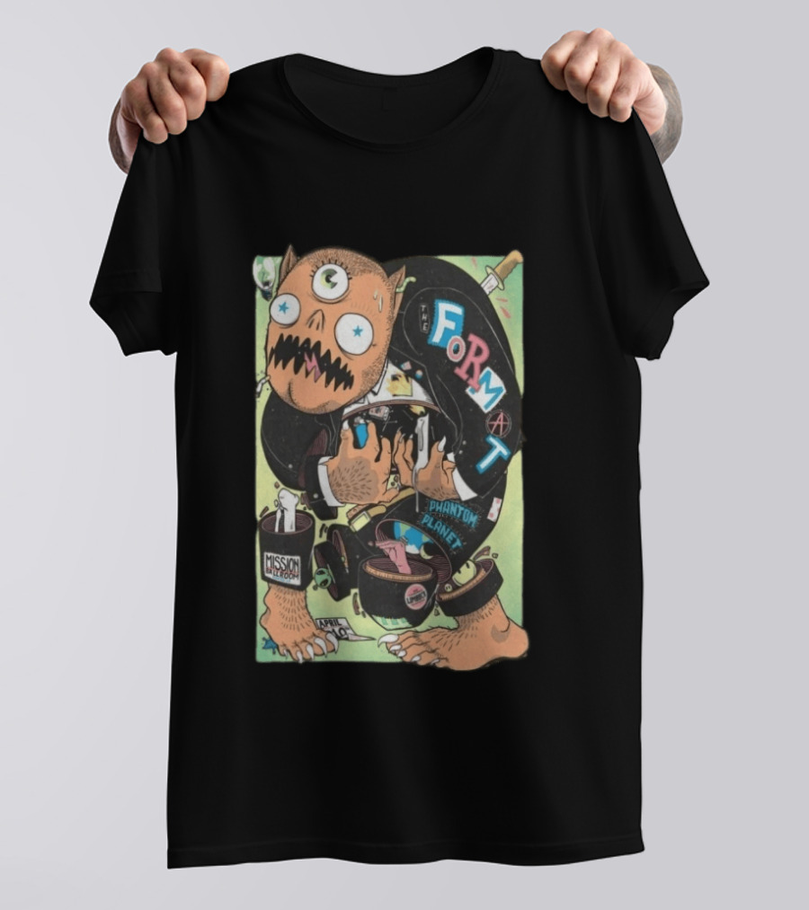 The Format Concert Denver Mission Ballroom April 10 2026 Phantom Planet T-Shirt