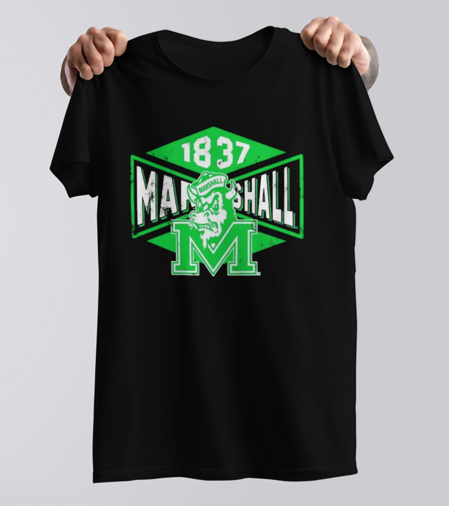 Marshall Thundering Herd 1837 Vintage Retro Team Spirit T-Shirt
