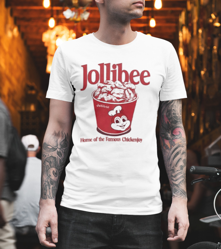 Jollibee Home Of The Famous Chickenjoy Bucket T-Shirt