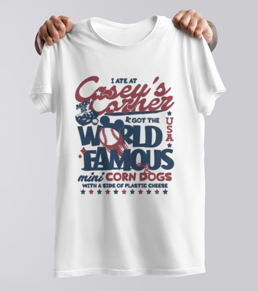 Casey's Corner World Famous Mini Corn Dogs USA T-Shirt