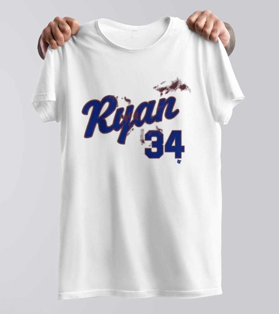 Ryan 34 Bloody Baseball Legend T-Shirt