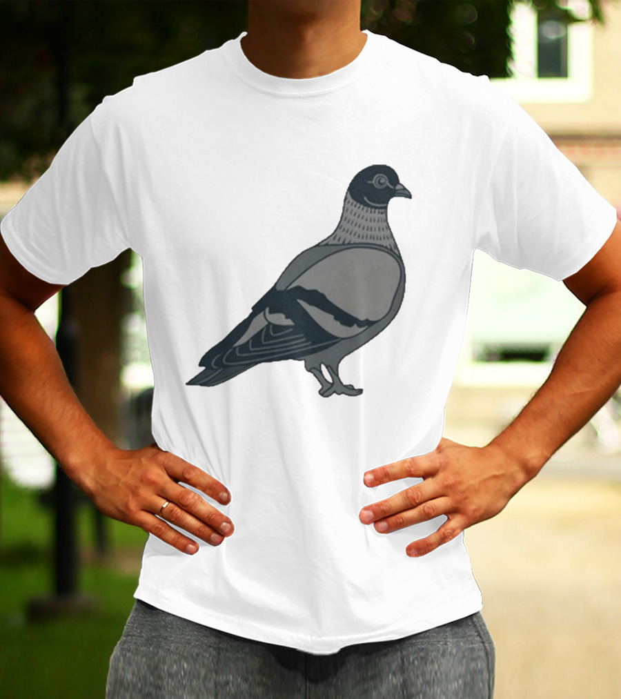 Pigeon Heavyweight Streetwear Symbolic T-Shirt