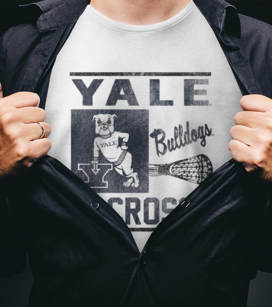 Yale Bulldogs Lacrosse Team Spirit Y T-Shirt