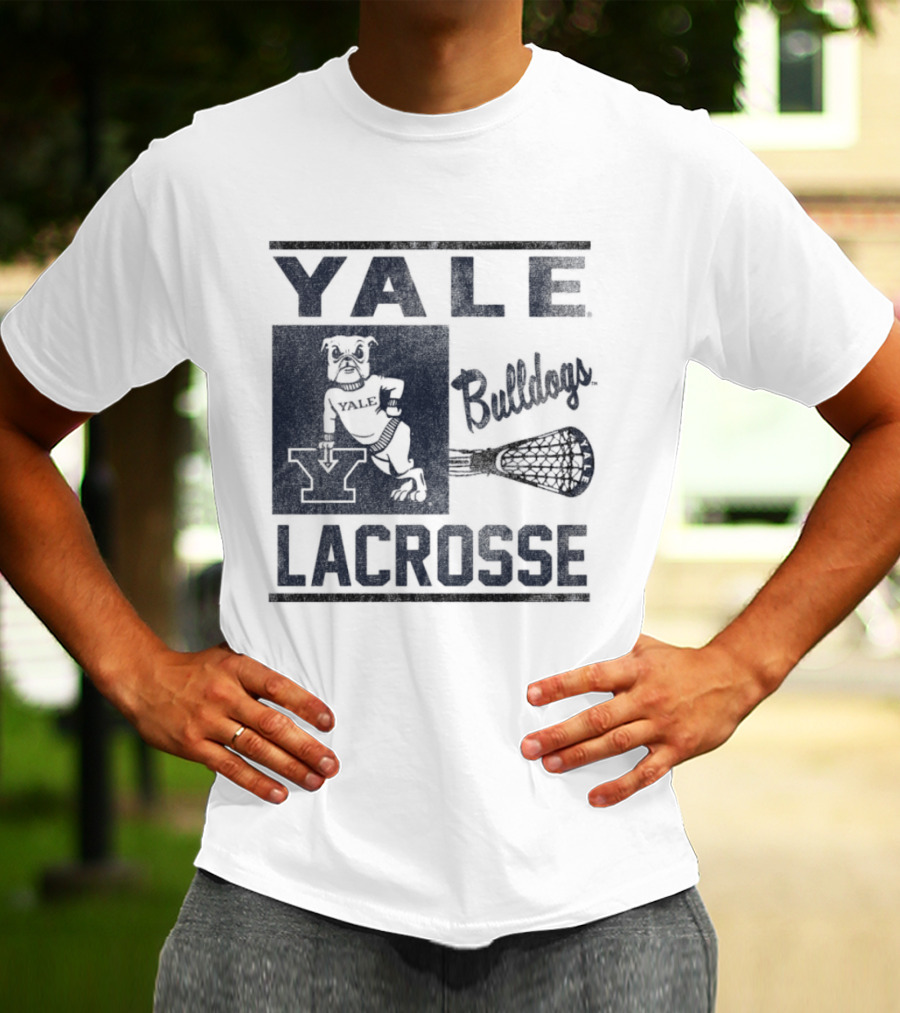 Yale Bulldogs Lacrosse Team Spirit Y T-Shirt