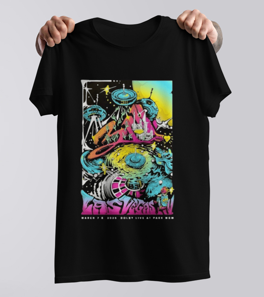 311 Band Live At Park MGM Las Vegas March 7 8 2026 Psychedelic T-Shirt