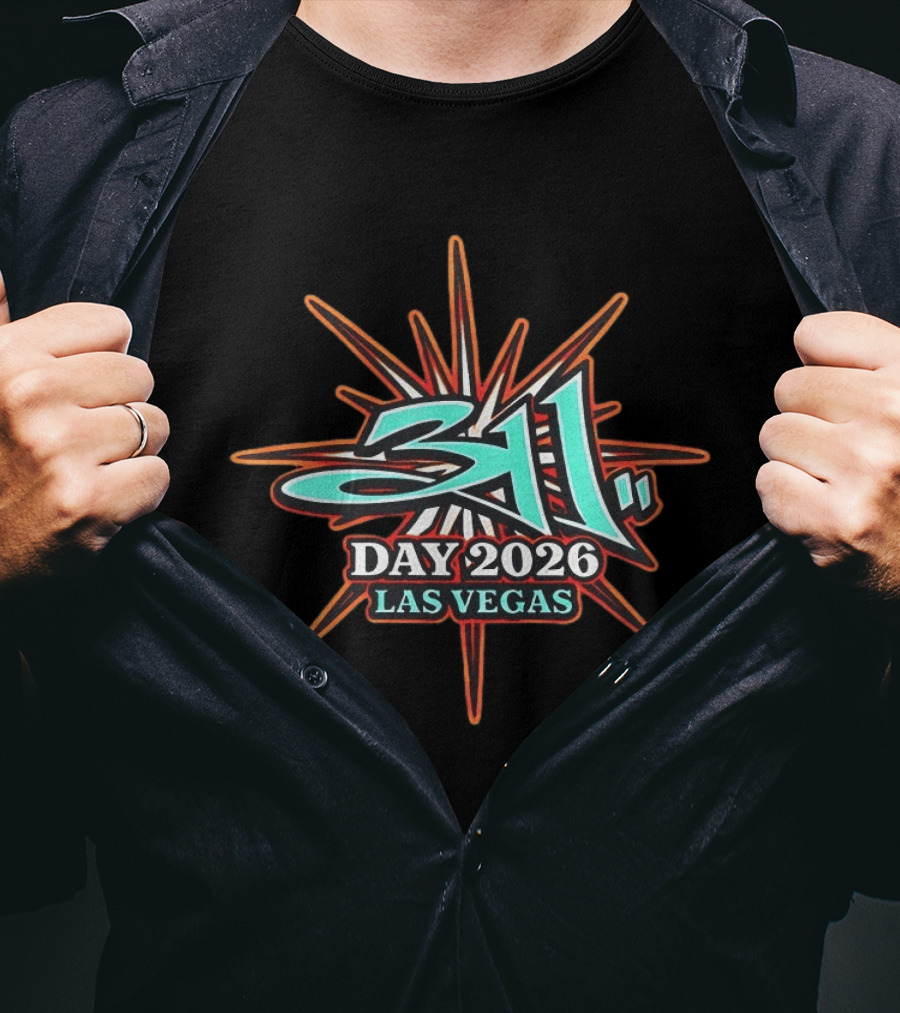 311 Day 2026 Las Vegas Starburst T-Shirt