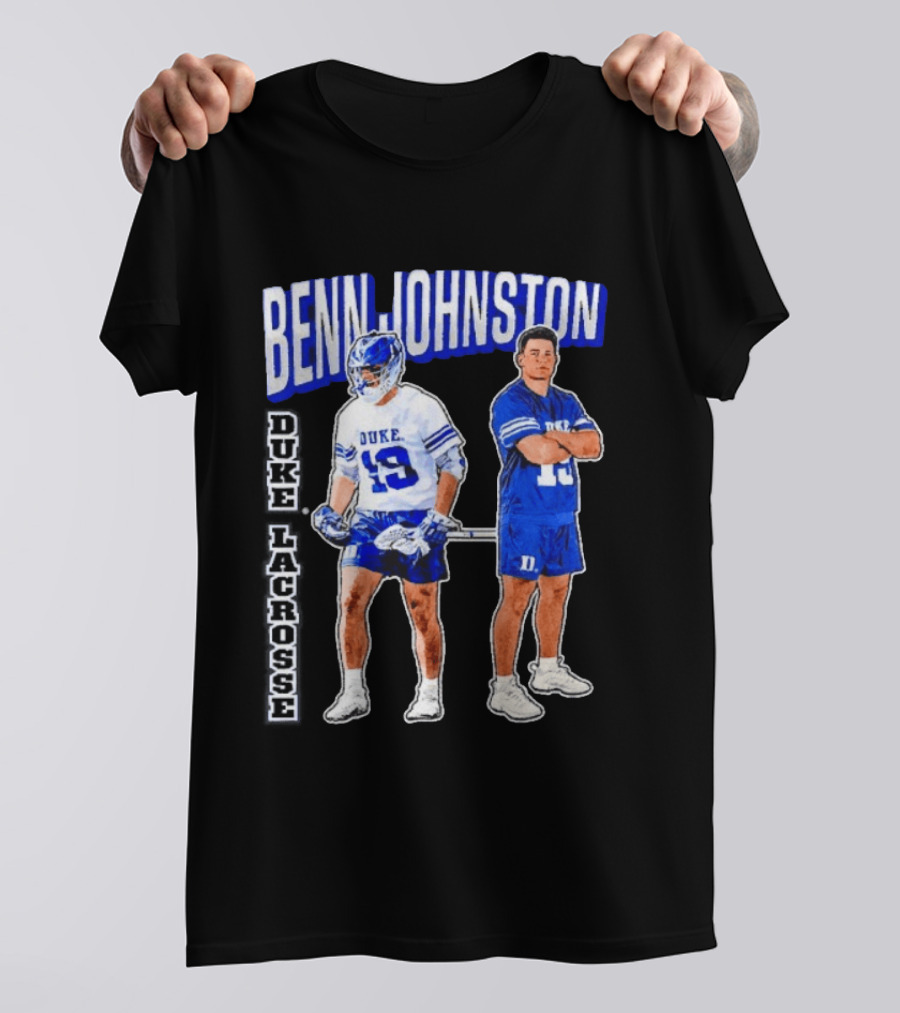 Benn Johnston Duke Lacrosse Player 19 Blue Devils T-Shirt