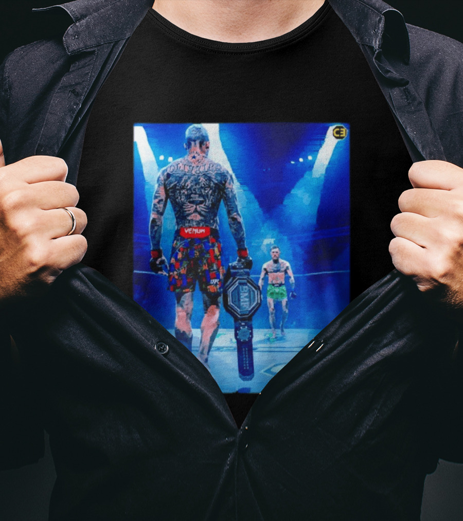 UFC Venum Oliveira McGregor BMF Championship Faceoff T-Shirt