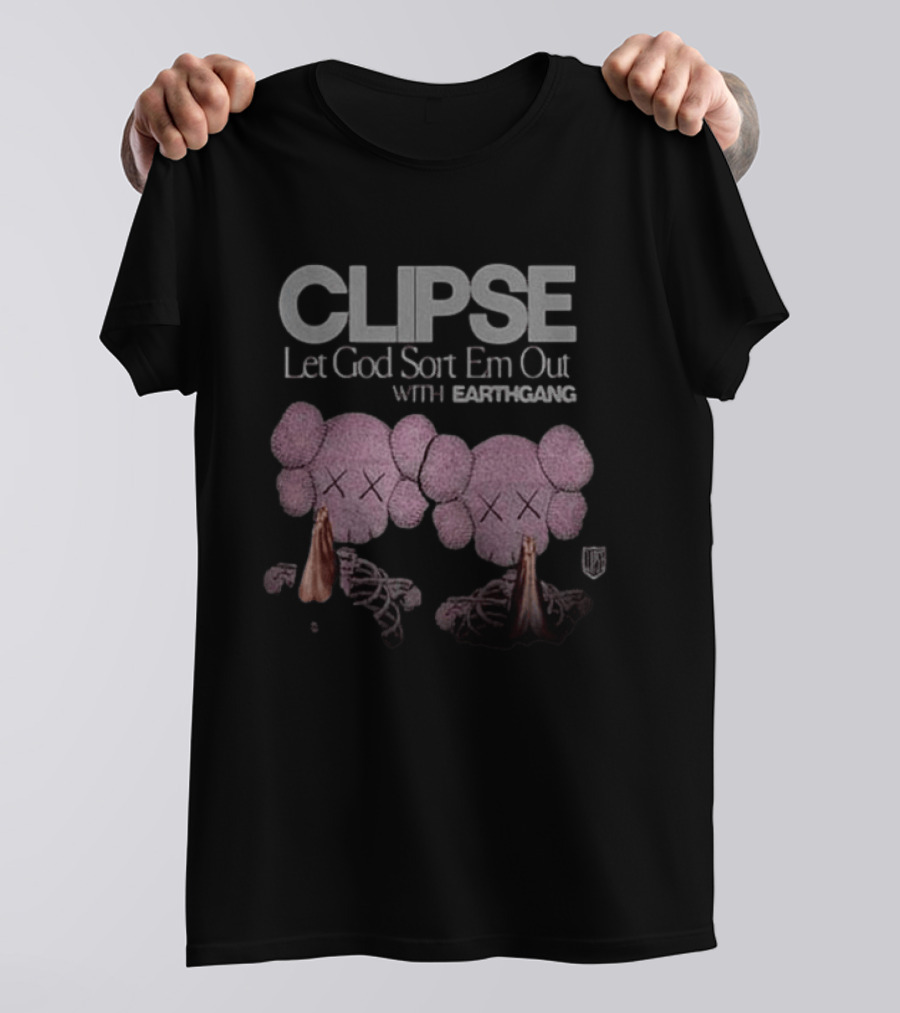 Clipse Let God Sort Em Out With Earthgang Tour 2025 US Cities T-Shirt