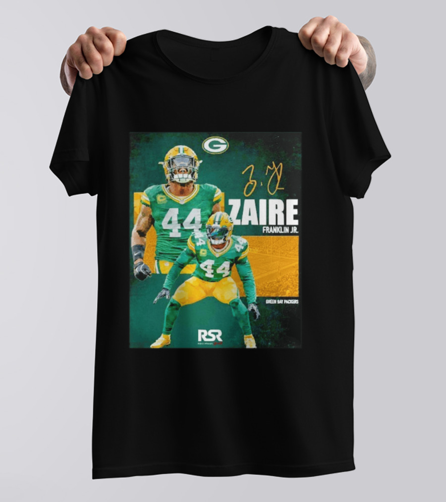 Zaire Franklin Jr Green Bay Packers 44 Signature Edition T-Shirt