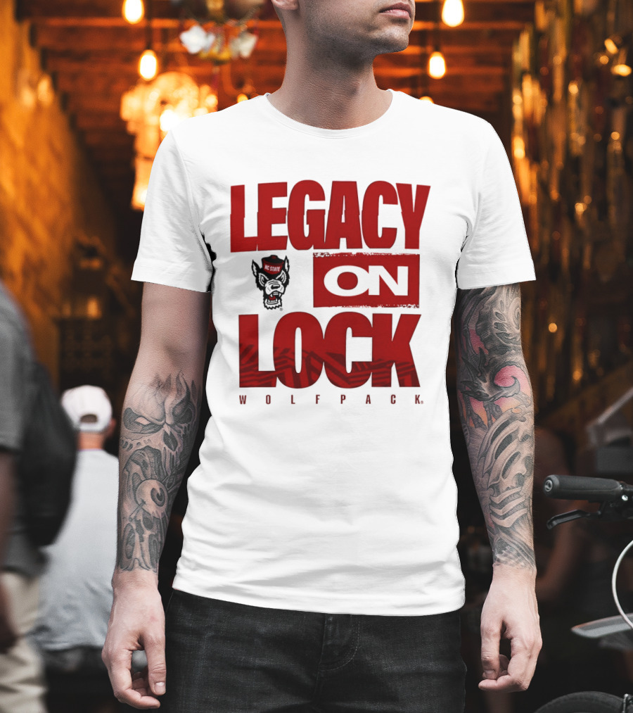 NC State Wolfpack Legacy On Lock 2026 March Madness T-Shirt