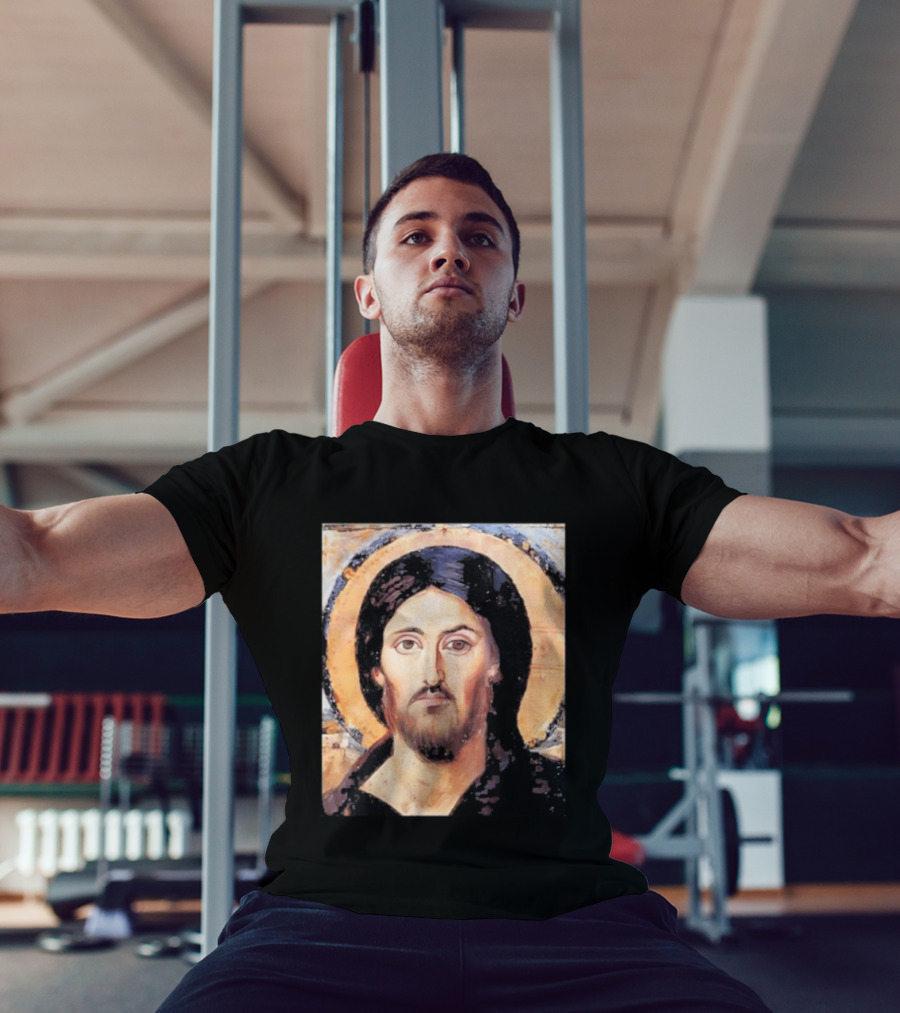 Jesus Christ Pantocrator Icon St. Catherine's Monastery Sinai T-Shirt