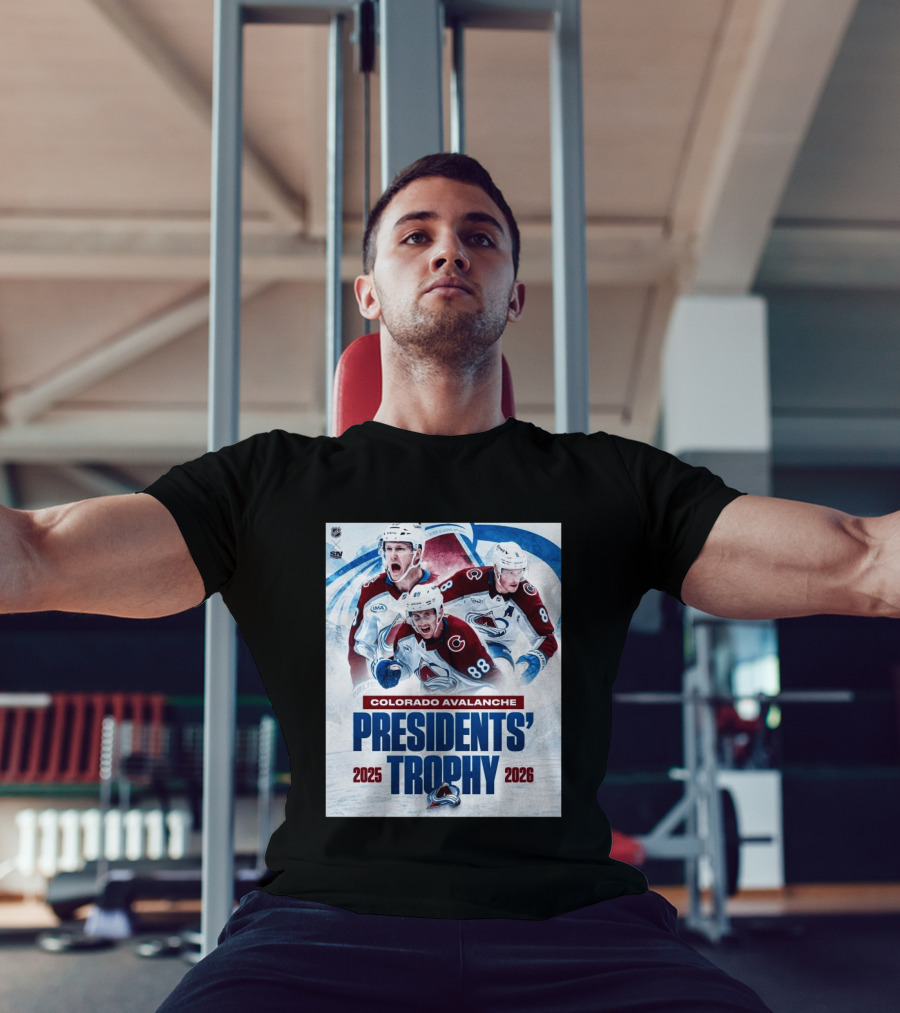 Colorado Avalanche NHL Presidents' Trophy 2025 2026 T-Shirt