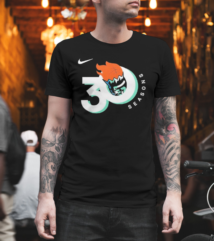 Nike New York Liberty 30 Seasons Anniversary T-Shirt