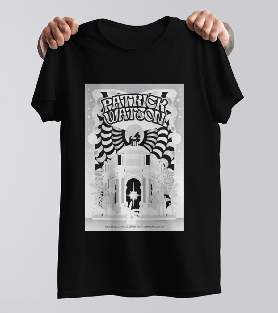 Patrick Watson April 25 2026 Palace Of Fine Arts San Francisco CA T-Shirt