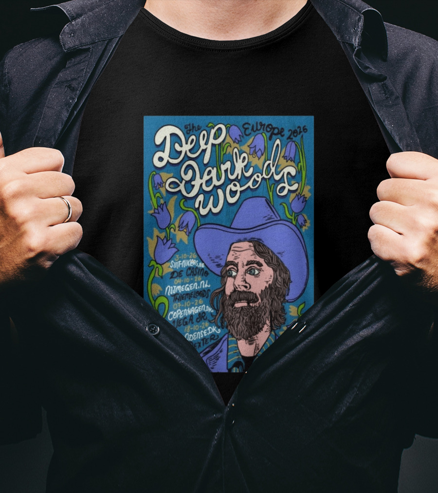 The Deep Dark Woods Europe 2026 Sint Niklaas De Casino Nijmegen Merleyn Copenhagen Vega Odense Dexter T-Shirt