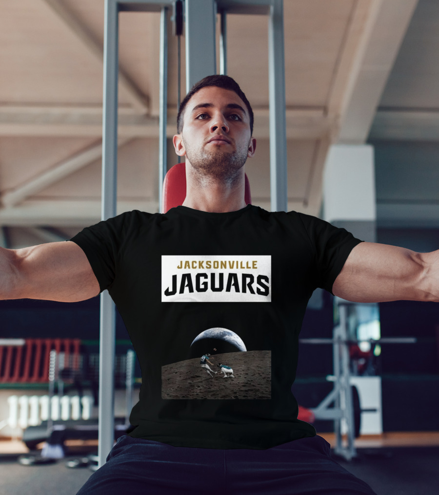 Jacksonville Jaguars Artemis II Moon Football T-Shirt