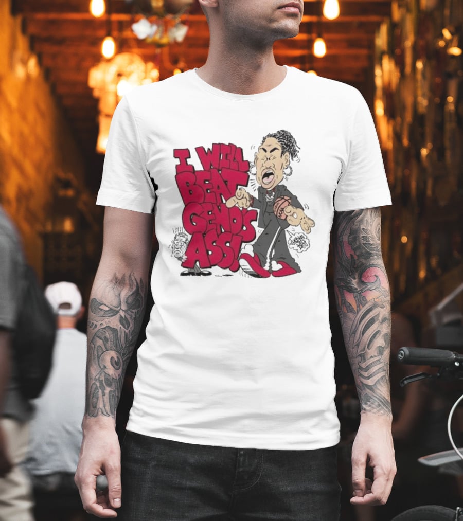 I Will Beat Geno's Ass Basketball T-Shirt