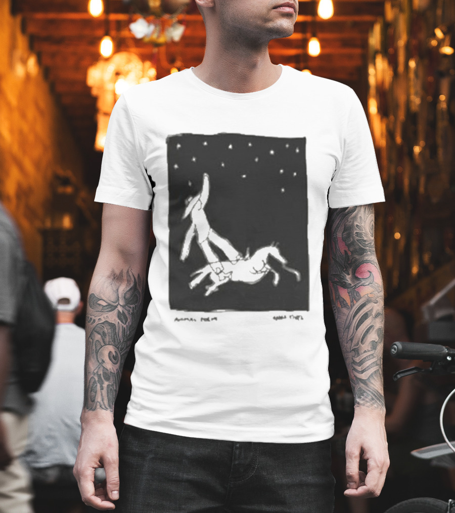 Anna Tivel Cowboy Under Starry Night T-Shirt