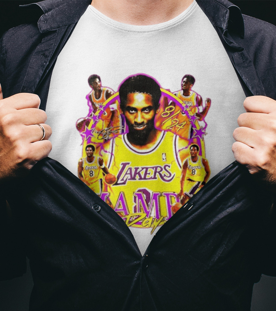 Mamba Day Kobe Bryant 8 24 Los Angeles Lakers NBA T-Shirt