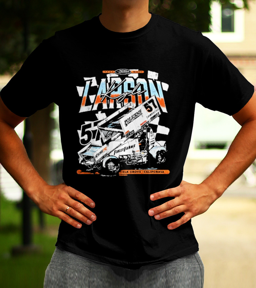Kyle Larson 57 Racing Elk Grove California T-Shirt