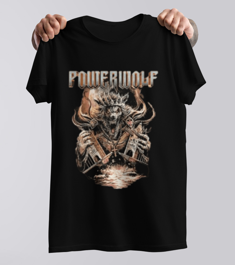 Powerwolf Wake Up The Wembley Metal Mass Ovo Arena London Tour 2026 T-Shirt