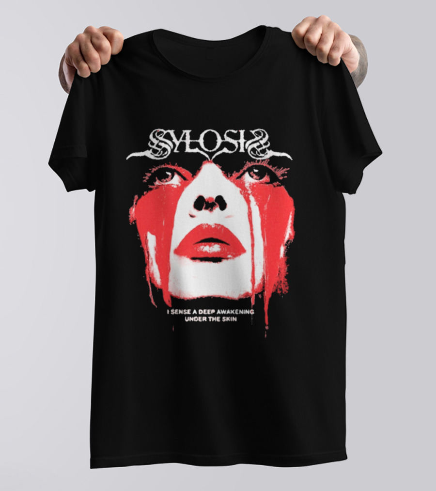 Sylosis I Sense A Deep Awakening Under The Skin Blood Tears Face T-Shirt